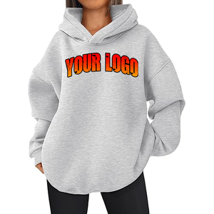 Sweat à capuche surdimensionné délavé à l'acide avec logo personnalisé pour femmes, sweat à capuche pour femmes de qualité supérieure, délavé à l'acide - Product Image 1