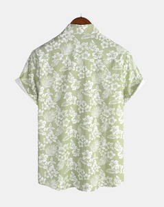 Camisa Hawaiana Estilo 2026 ODM/OEM para Hombre, Camisa Hawaiana Personalizada con Estampado de Flores Mixtas, Camisas de Vacaciones en la Playa, Talla 6XL para Otoño - Product Image 2