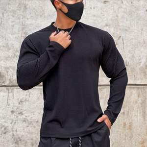 OEM High Quality Men's Gym Training <b>Tshirt</b> Personalised Cotton Sports T Shirt Knitted with Printed Pattern Made in China - Product Image 3