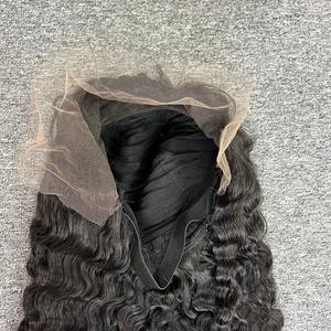 Pelo rizado birmano en pelucas, cabello humano 100%, cabello crudo de un donante - Product Image 3