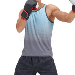 Débardeur grande taille respirant de haute qualité pour hommes Style décontracté tricoté pour l'exercice de gymnastique Ventes directes d'usine - Product Image 5