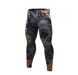 Wholesale <b>Men</b> Training Sportswear <b>Set</b> Gym Fitness Compression Sport Suit Jogging Tight 2 Pcs Compression <b>Set</b> - Product Image 3