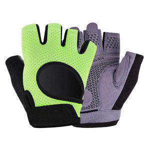 Guantes de cuero personalizados para levantamiento de pesas Suministro directo de fábrica a granel con muñequeras y acolchado en La Palma - Product Image 3