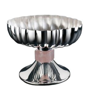 Ensemble de bols à dattes classiques pour ustensiles de cuisine maison hôtel Restaurant Fruits secs conception de fleurs dorées et bleues bols de service bol de forme ronde - Product Image 4