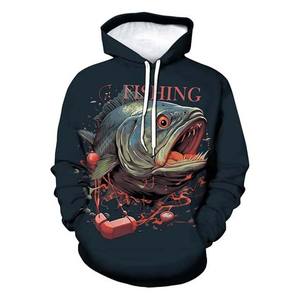 Sudadera de pesca Ropa deportiva de pesca con capucha Manga larga Diseño personalizado Sublimación Impreso Rendimiento Fleece Pesca con capucha - Product Image 5