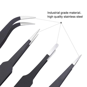Tweezers ESD-13 High-elastic Anti-static Stainless Steel <b>Soldering</b> Tweezers Hand Tools for <b>Soldering</b> <b>Station</b> - Product Image 6