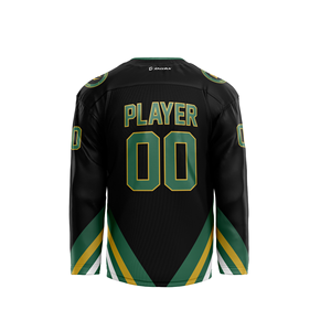 Maillot de hockey sur glace pour adultes en gros 240 GSM, quantité minimale de commande bas, concevez votre propre uniforme de hockey sur glace sur mesure avec un pantalon en coquille et des chaussettes - Product Image 2