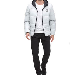 Vestes rembourrées en laine à manches longues pour hommes, style personnalisé, respirantes, vente en gros à prix réduit - Product Image 2