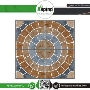 Luxueux anti-dérapant 400x400mm céramique moderne numérique métallique Design appartement école intérieurs ACCENTS sol/mur à prix réduit - Product Image 6