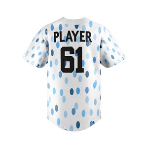 Vente en gros de chemises unies de baseball à impression personnalisée Haut de baseball Maillot de baseball bon marché pour homme avec sublimation - Product Image 6