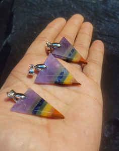 Colgante de 7 Chakras con precisión de calidad superior, de ágata Natural piedra preciosa, cristal, joyería de siete Chakras para hombres y mujeres - Product Image 2