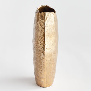 Grand vase de table moderne de luxe en aluminium et laiton moulé à la main en or pour la décoration de l'hôtel et du restaurant à la maison par WB INC INDIA - Product Image 4