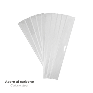 Lama di Ricambio per Raschietto con Manico Metallico 10 cm (Confezione da 10 Pezzi) - Product Image 3