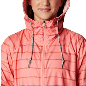 Chaqueta Cortavientos de Mujer, Teñida, de Invierno, a la Moda, de Tela de Alta Calidad, Ligera, Transpirable y Resistente al Viento, con Cierre - Product Image 4