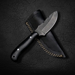 Haute qualité fait à la main en acier damas Shackleton Skinner couteau pleine Tang Micarta poignée en cuir gaine personnalisable OEM Support - Product Image 2