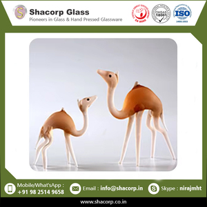 Figurines de chameau en verre décoratives de maison de qualité supérieure de dernier style à vendre - Product Image 2