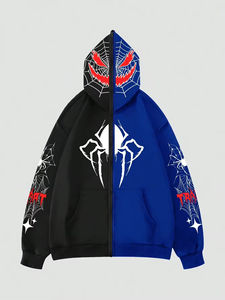 Sweat à capuche multicolore zippé avec impression entièrement personnalisée Sweats à capuche pour femmes de meilleure qualité à vendre Street Wear à prix raisonnable - Product Image 2