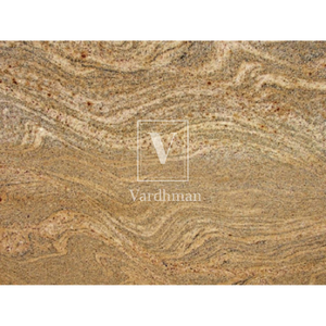 Granito Golden Juparana Estilo de diseño moderno Acabado de superficie pulida dividida flameada para aplicación exterior en losa grande - Product Image 1