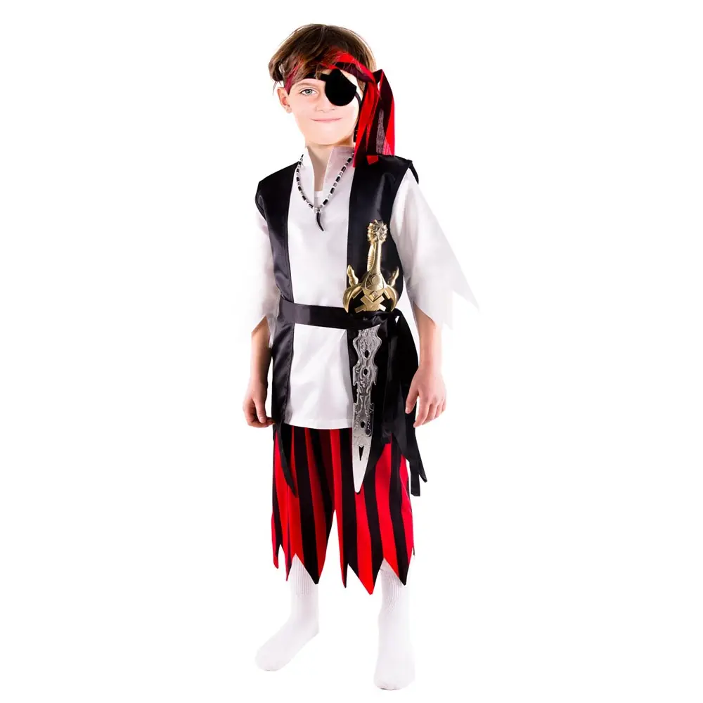 2023 Neuankömmling Kinder Halloween Rollenspiel Dress Up Party Kostüm Junge Piraten kostüm