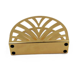 Porte-serviettes de table en acier inoxydable, accessoire de table de cuisine de restaurant en or, support de boîte à mouchoirs en métal durable - Product Image 4