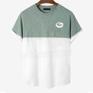 T-shirts Streetwear pour hommes conçus sur mesure en coton confortable et fibre de bambou bas quantité minimale de commande dernier style - Product Image 1