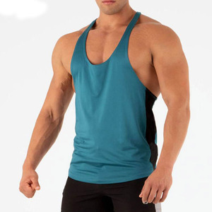 Camiseta sin mangas de poliéster 100 multicolor personalizada para hombre, camiseta sin mangas de fitness con logotipo personalizado de Fitness Drills - Product Image 4