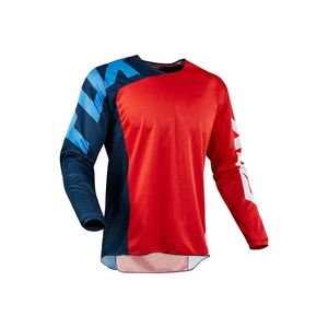 Jersey de Motocross Personalizado, Transpirable, de Poliéster/Algodón, con Estampado, de Manga Larga, de Alta Calidad - Product Image 1