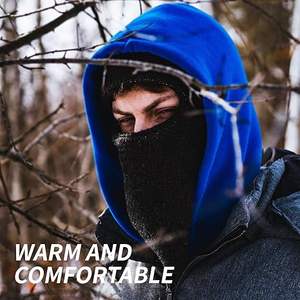 Vente en gros de masque de ski personnalisé de haute qualité, balaclava unisexe, bonnet d'hiver chaud, tricoté 100% coton, respirant, imperméable, pour l'extérieur - Product Image 5