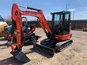 Mini-excavatrice hydraulique d'occasion Kubota KX033-4 de qualité supérieure, 3,5 tonnes, utilisée pour le Kubota U35 Digger 10 tonnes, en vente - Product Image 5