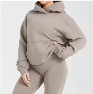 Sweat-shirt imprimé brodé personnalisé de haute qualité en coton grande taille sweats à capuche et sweat-shirts pour femmes de BD - Product Image 1