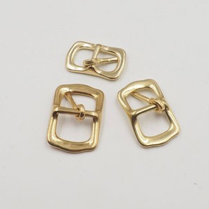 Lot de 5 boucles de ceinture en laiton massif, vente en gros, quincaillerie métallique robuste, boucle réglable antirouille pour ceintures et sacs à main - Product Image 1