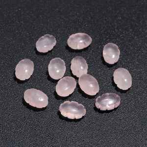 Cuentas de Cuarzo Rosa AAA en Forma de Nube Lisa, Amuletos de Piedras Preciosas Talladas a Mano de 12 mm para la Fabricación de Joyas - Product Image 1