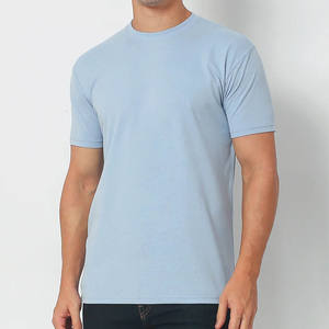 Camiseta de Algodón Grueso para Hombre, Manga Corta, Cuello Redondo, con Logotipo de Impresión Digital Personalizada, Camisetas con Patrón Sólido - Product Image 4