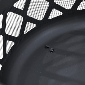 Barbecue moderne en acier, foyer, grille, support pour barbecue, charbon de bois, bois, meubles de jardin, fournitures de jardin, accessoires de barbecue, extérieur - Product Image 3