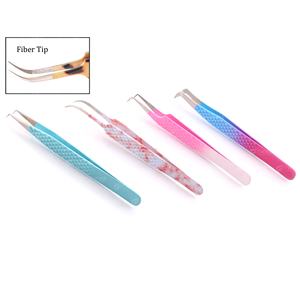 Ensemble de pinces à cils en vrac antistatiques en acier inoxydable pointe pointue et pince à cils à forte préhension - Product Image 3