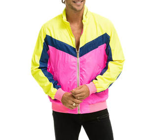 Men's 100% Polyester Windproof <b>Jacket</b> Casual Athletic Fitness Windbreaker with Waterproof Plus Size Feature for Outdoor <b>Workout</b> - Product Image 5