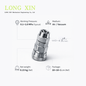 Acoplamiento Rápido Personalizado con Perforación de Bolas de Acero Especial para Uso Aeroespacial y Automotriz. JHI-812SP - Product Image 3
