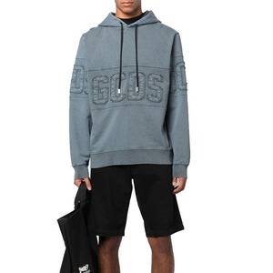 Último diseño de sudaderas con capucha para hombre de manga larga con cremallera estilo suelto fácil de moda transpirable de secado rápido sólido adulto invierno liso teñido - Product Image 5