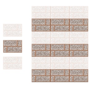 Carrelages muraux de cuisine en céramique design brillant blanc et noir 30x45cm - Product Image 5