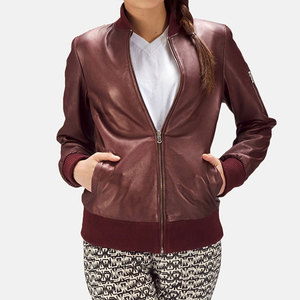 Customized Color And Design <b>Leather</b> <b>Jacket</b> Private Label Super Quality Breathable <b>Winter</b> <b>Jacket</b> For Women In Adult Size - Product Image 1