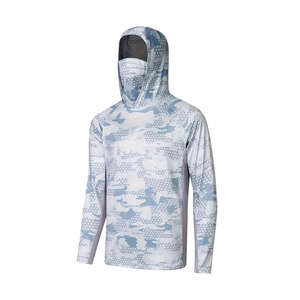 OEM de bonne qualité Conception personnalisée Impression par sublimation Performance Manches longues Polyester Spandex Vêtements de sport Vêtements de pêche à capuche - Product Image 2