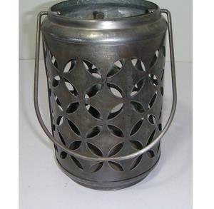 Lanternes géométriques en métal à mailles, à piles, avec support de bougie LED pour événements, décoration de mariage et éclairage extérieur suspendu - Product Image 2