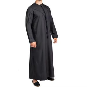 Abaya musulmán hombres ropa Islam vestidos moda Kaftan Pakistán Arabia Saudita Jubba Thobe marroquí Jubba Thobe Islam Dishdasha - Product Image 3