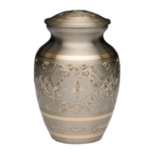 Nuevo diseño hecho a mano de metal cremación para cenizas humanas diseño de alta calidad aluminio metal cremación urnas proveedor al por mayor - Product Image 3