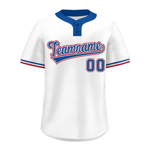 Prix d'usine Premium Quality Men's Baseball Jersey Dernière conception Tarifs de gros Manches courtes pour les maillots de baseball pour hommes - Product Image 2