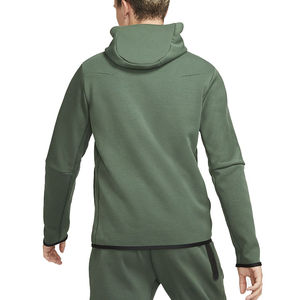 Trajes de sudor con capucha de lana de primera calidad Casual invierno cálido Fitness entrenamiento desgaste 2 piezas Zip Up chaqueta y pantalones de chándal conjuntos hombres - Product Image 5
