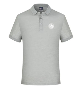 Polo décontracté solide en polyester avec impression personnalisée de votre propre conception de photo ou de logo 2024 été pour hommes évacuant l'humidité - Product Image 4