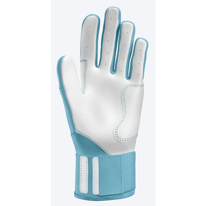 Best Blue Leather Baseball Batting Gloves for Infield Softball Batting-Breathable Lightweight Non-Slip Design QASWA SPORTS Adult - Product Image 3