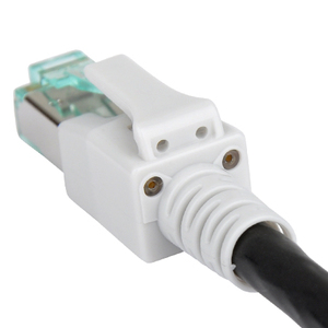 Cavo patch LED Cat.6a RJ45 nero - Product Image 2
