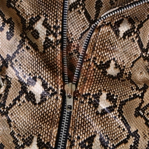 Veste d'hiver en cuir imprimé serpent pour homme, style urbain audacieux, pour un confort optimal par temps froid et un style streetwear distinctif - Product Image 6